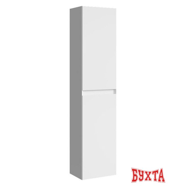 Мебель для ванных комнат Aqwella Шкаф-пенал для ванной Geometria GE0535WM (подвесной, белый)