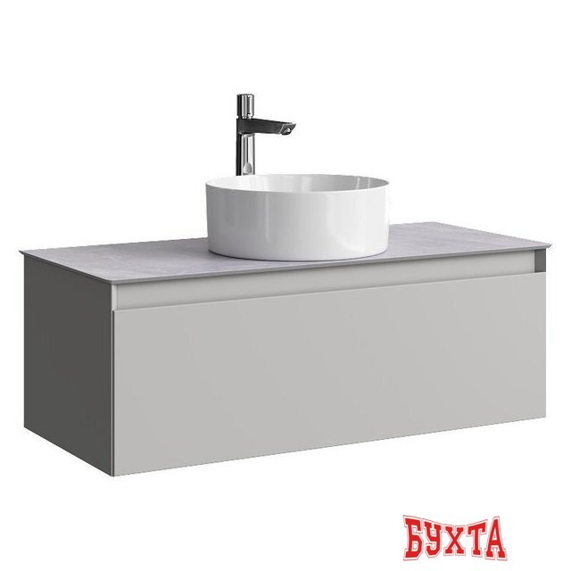 Мебель для ванных комнат Aqwella Тумба под умывальник Geometria GE01101ST+STG1014X456GS