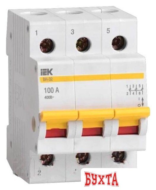 Выключатель нагрузки IEK ВН-32 3Р100А MNV10-3-100