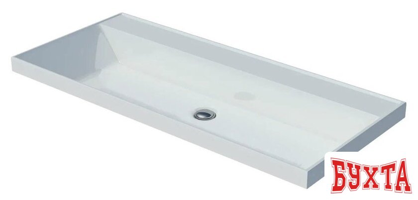 Умывальник Madera Classica 100x45 см (без отверстия под смеситель и без перелива)