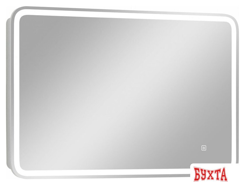 Мебель для ванных комнат Континент Шкаф с зеркалом Tokio Led 90х53