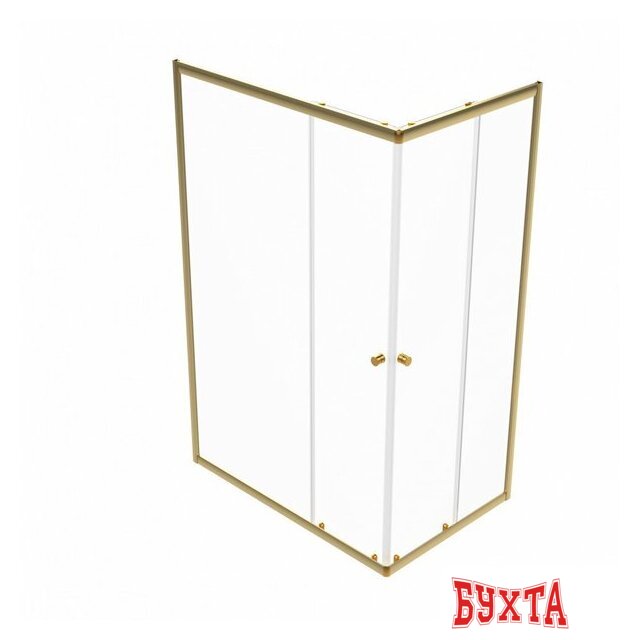 Душевой уголок Triton Вента Голд А1 120х80 (прозрачный, без поддона) 2