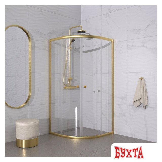 Душевой уголок Triton Альфа-Голд 90х90 (без поддона) 3