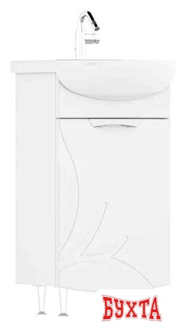 Мебель для ванных комнат Volna Тумба под умывальник Adel 45.1D Азов (напольная) 1