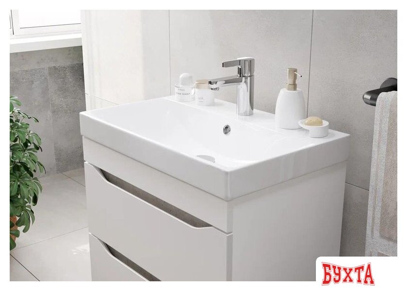 Мебель для ванных комнат Volna Тумба под умывальник Lake 80.2Y 9696 (подвесная) 5