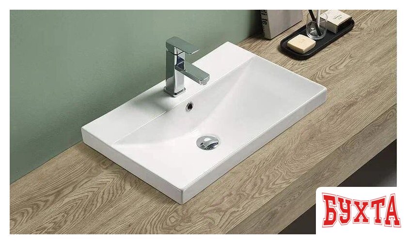 Мебель для ванных комнат Volna Тумба с умывальником Barney 70.2Y 9696 + Lake 70 2