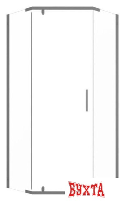 Душевой уголок Triton Дека Графит 100х100 (без поддона)