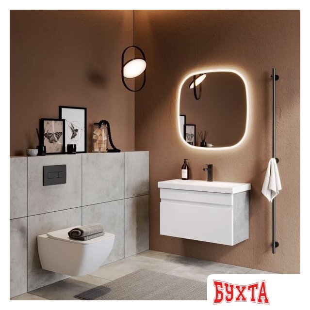 Мебель для ванных комнат Aqwella Зеркало Aura AUR0210AH 3