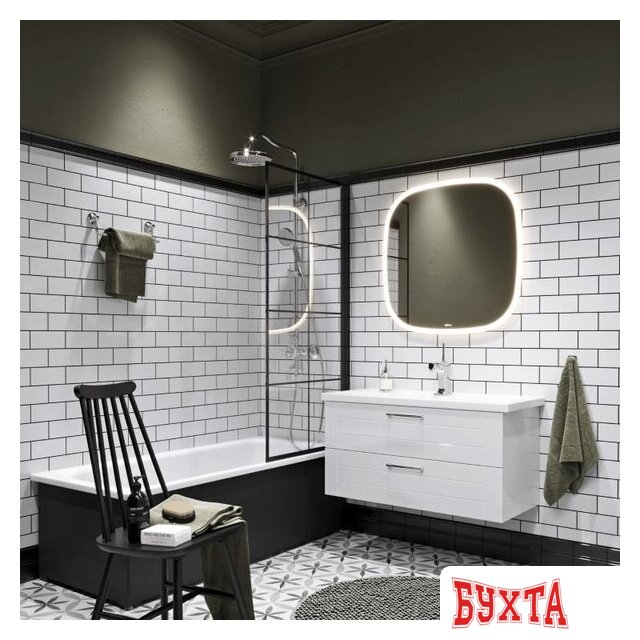 Мебель для ванных комнат Aqwella Зеркало Aura AUR0210AH 4