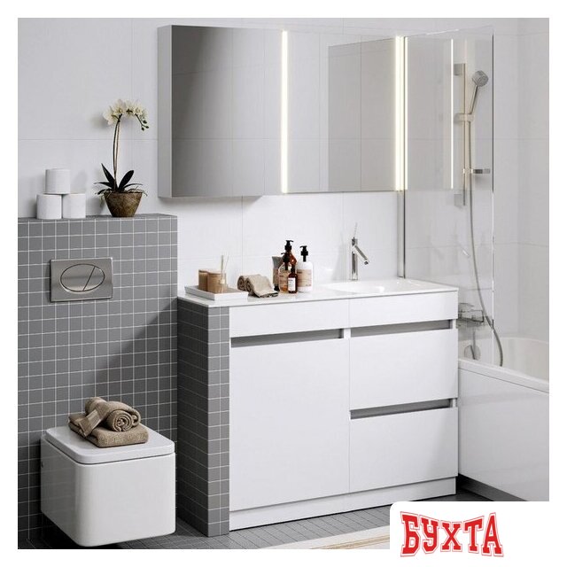 Мебель для ванных комнат Aqwella Тумба под умывальник Forma FOR0105KR 5