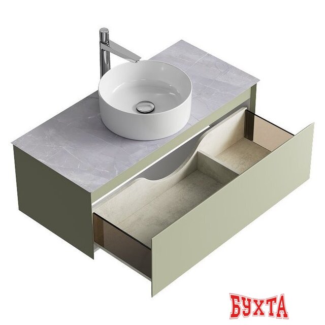 Мебель для ванных комнат Aqwella Тумба под умывальник Geometria GE01101SH+STG1014X456GS 3