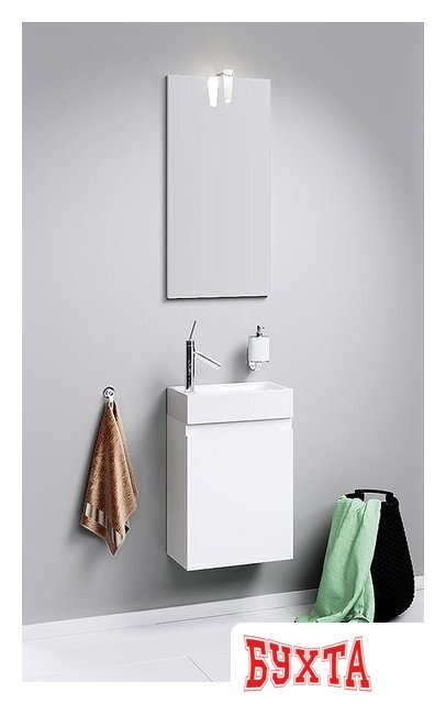 Мебель для ванных комнат Aqwella Тумба под умывальник Леон-МР Ln-MP.01.04/W