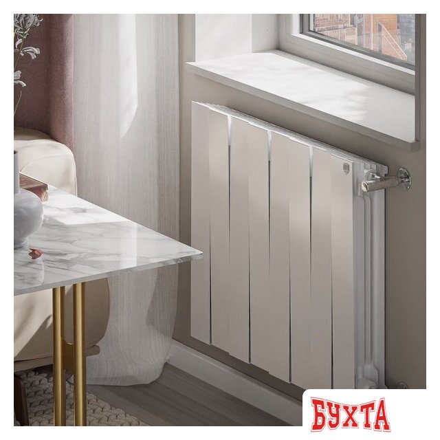 Биметаллический радиатор Royal Thermo PianoForte 500 Белый - 8 секций 5