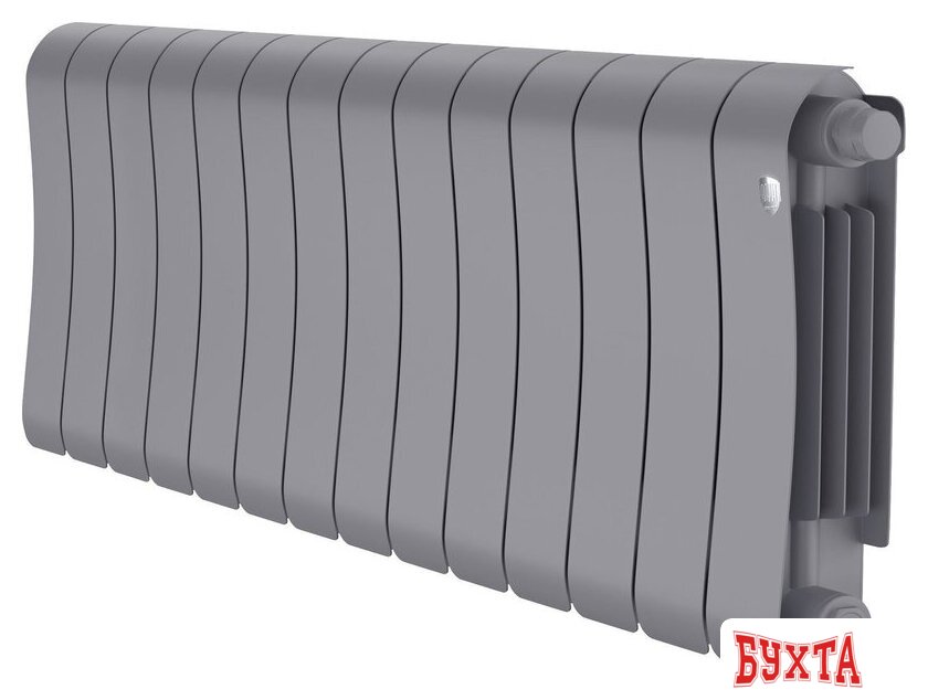Биметаллический радиатор Royal Thermo Infinity 300 Silver Satin VR80 - 6 секций
