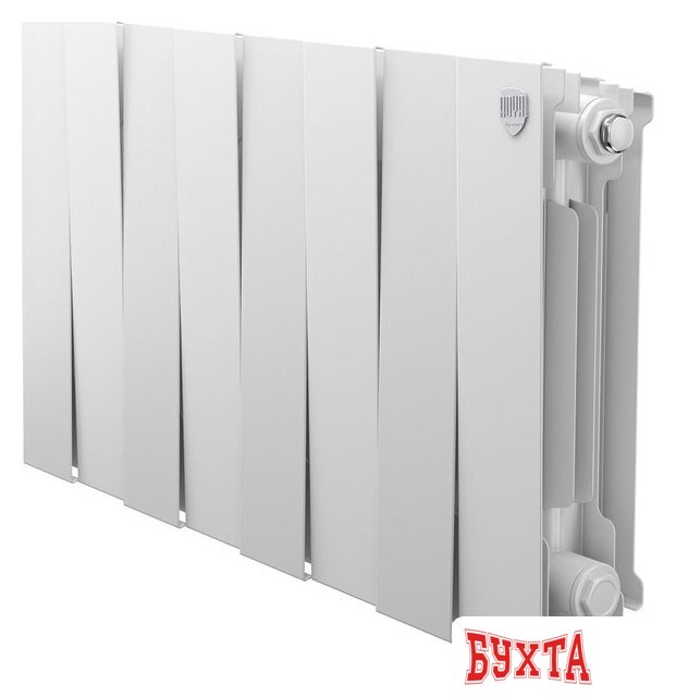 Биметаллический радиатор Royal Thermo PianoForte 300 Белый - 8 секций