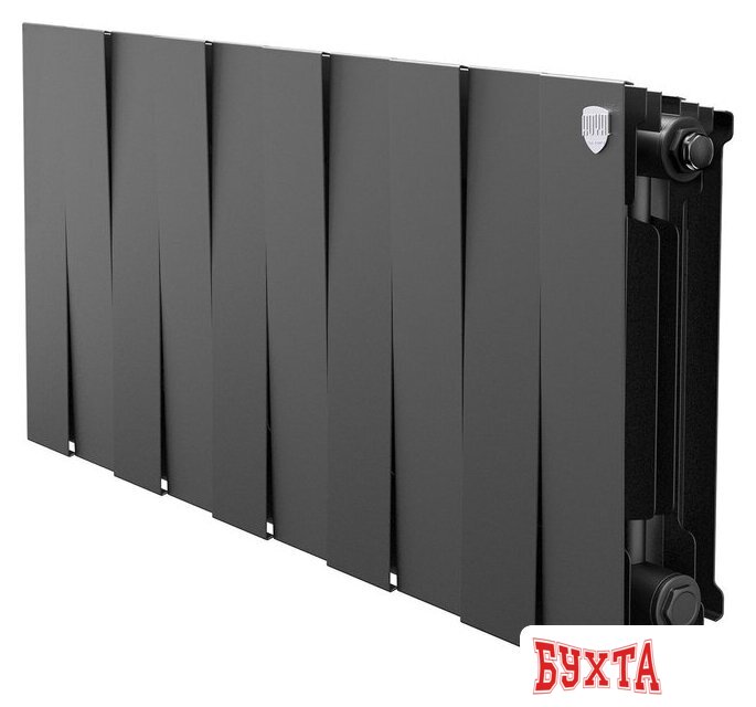 Биметаллический радиатор Royal Thermo PianoForte 300 Черный - 10 секций