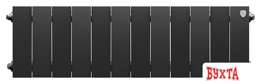 Биметаллический радиатор Royal Thermo PianoForte 200 Черный - 12 секций 2