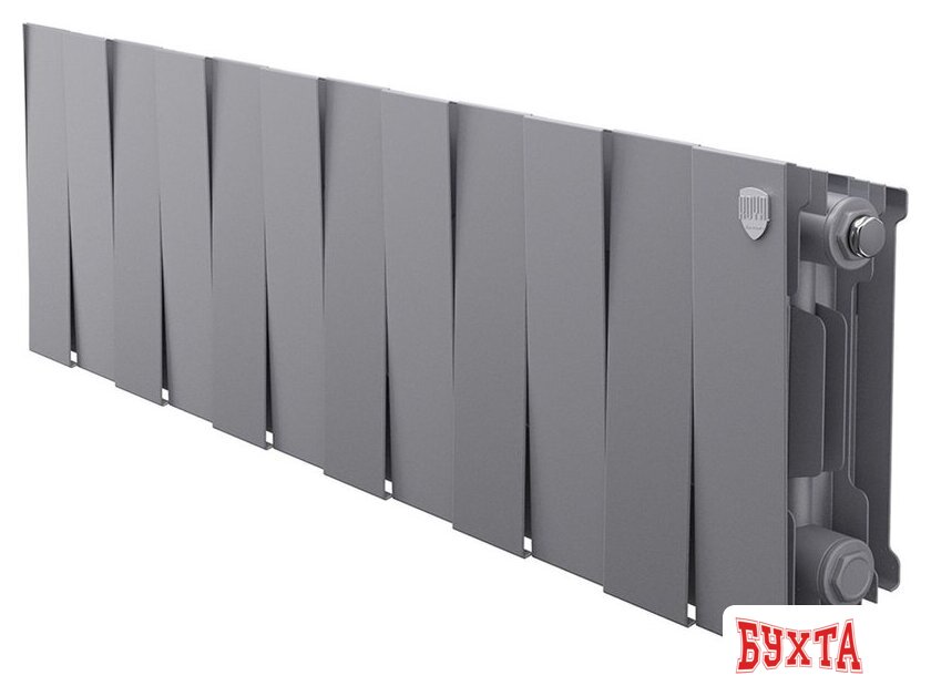Биметаллический радиатор Royal Thermo PianoForte 200 Серебристый - 12 секций 1