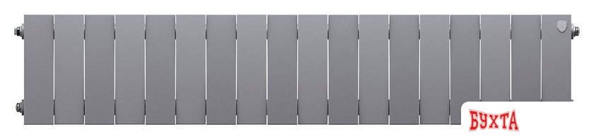 Биметаллический радиатор Royal Thermo PianoForte 200 Серебристый - 18 секций 2