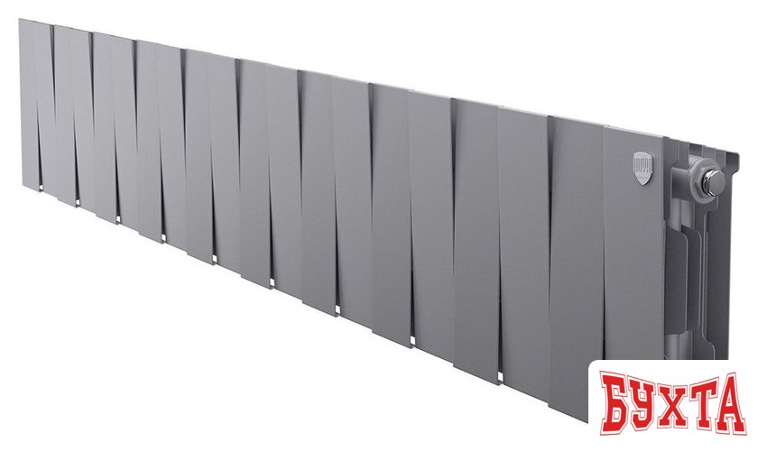 Биметаллический радиатор Royal Thermo PianoForte 200 Серебристый - 20 секций 1