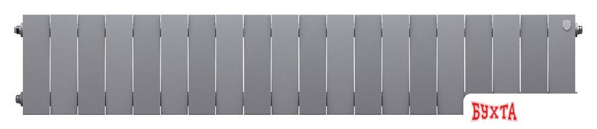 Биметаллический радиатор Royal Thermo PianoForte 200 Серебристый - 20 секций 2