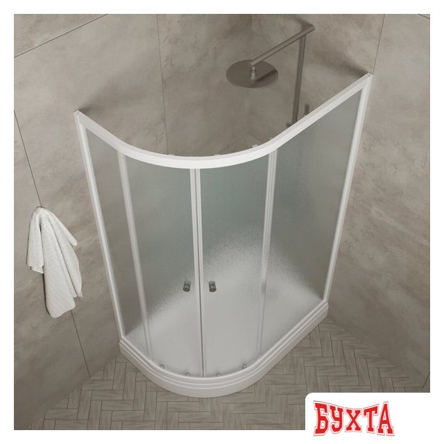 Душевой уголок Triton Риф А1 120x80 правый (шиншила) 5