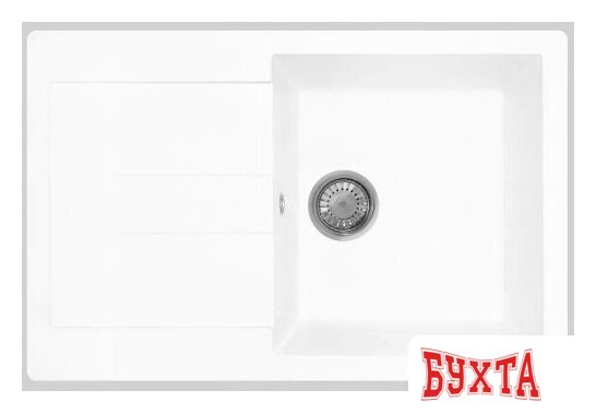 Кухонная мойка Granrus GR-780 (белый)