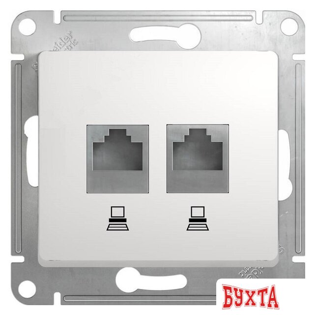 Розетка компьютерная Schneider Electric Glossa GSL000185KK