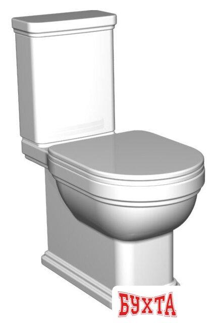 Унитаз напольный Kerama Marazzi Pompei Po.wc.01 (без бачка, без сиденья) 1