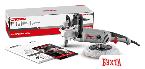 Полировальная машина Crown CT13302MV 2