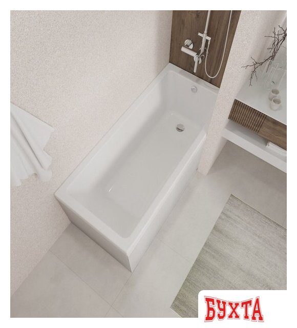 Ванна Triton Аура 150x70 New (с ножками и сифоном) 3