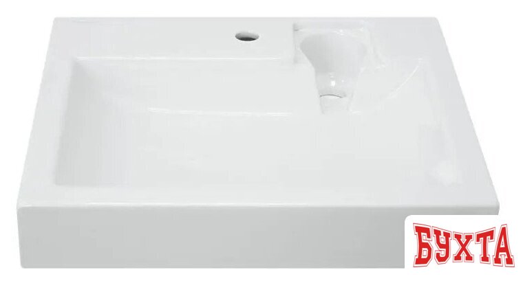 Умывальник Sanita Space 55 WB.WM/Space/55-C/WHT.G/S1 2