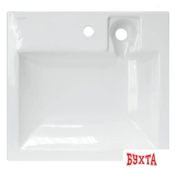 Умывальник Sanita Space 55 WB.WM/Space/55-C/WHT.G/S1 3