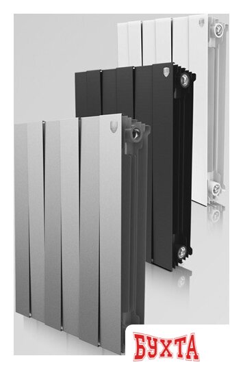Биметаллический радиатор Royal Thermo PianoForte 500 Noir Sable (8 секций) 3