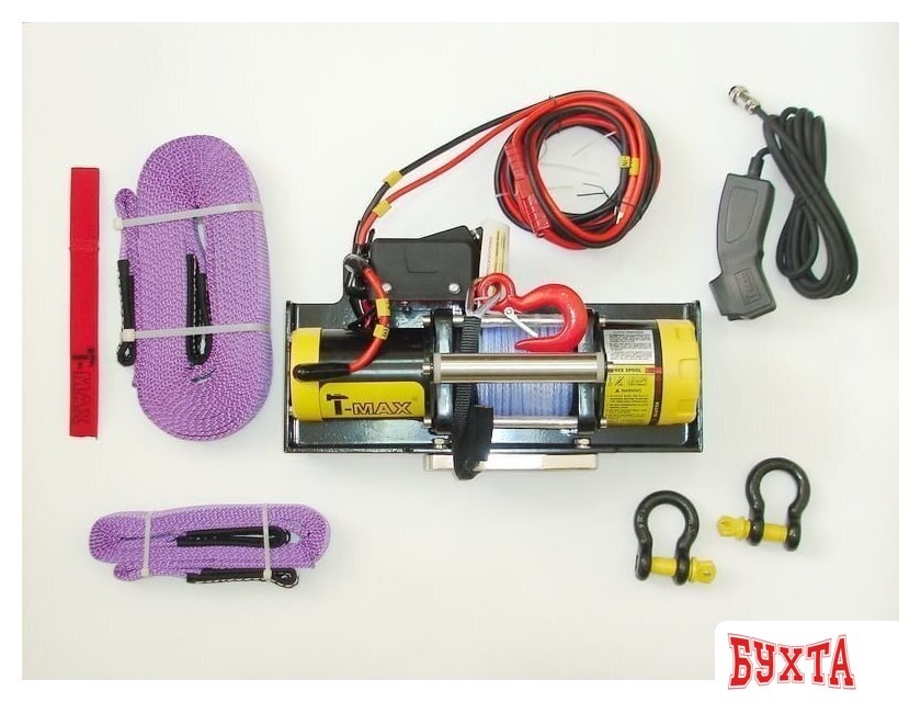 Лебедка автомобильная T-max ATW 2500 Pro (переносная) 4