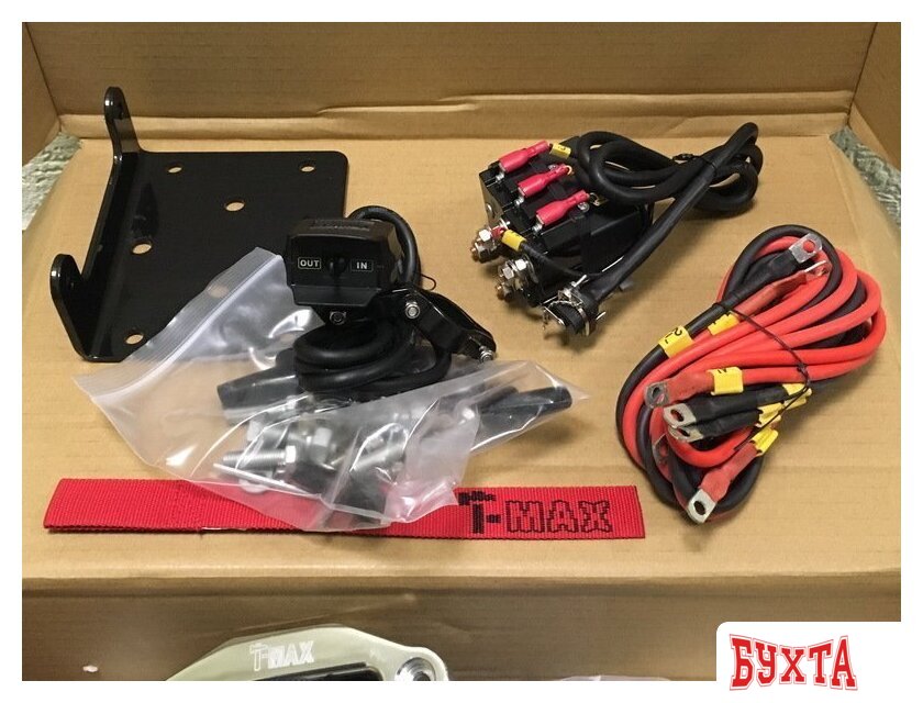 Лебедка автомобильная T-max ATW Pro 3500 (синтетика) 3