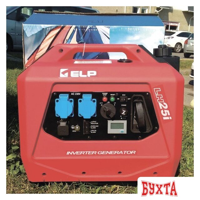 Бензиновый генератор ELP LH25i (красный) 3