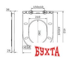 Сиденье для унитаза AM.PM Spirit C707858WH 2