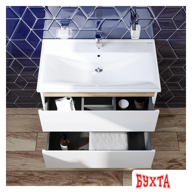 Мебель для ванных комнат AM.PM Тумба под умывальник X-Joy M85AFHX0802WG 2