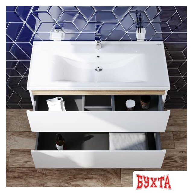 Мебель для ванных комнат AM.PM Тумба под умывальник X-Joy M85AFHX1002WG 3