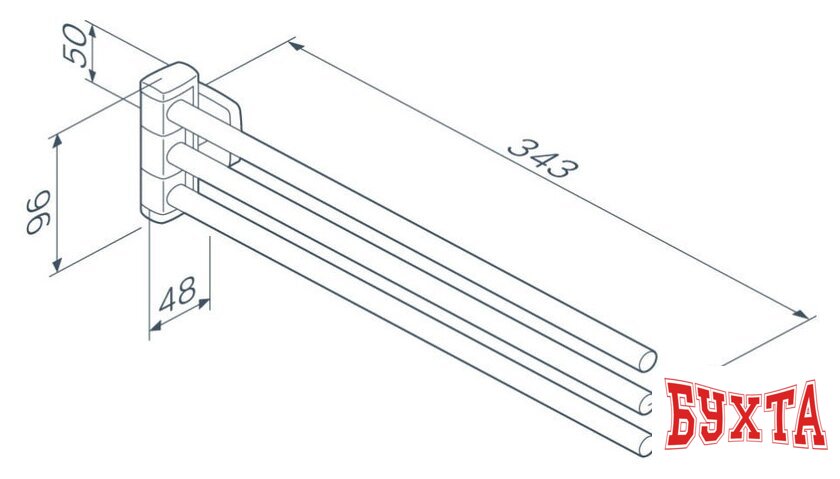 Держатель для полотенца AM.PM Gem A9032722 2
