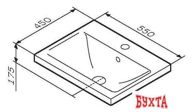 Умывальник AM.PM X-Joy M85AWCC0552WG 5