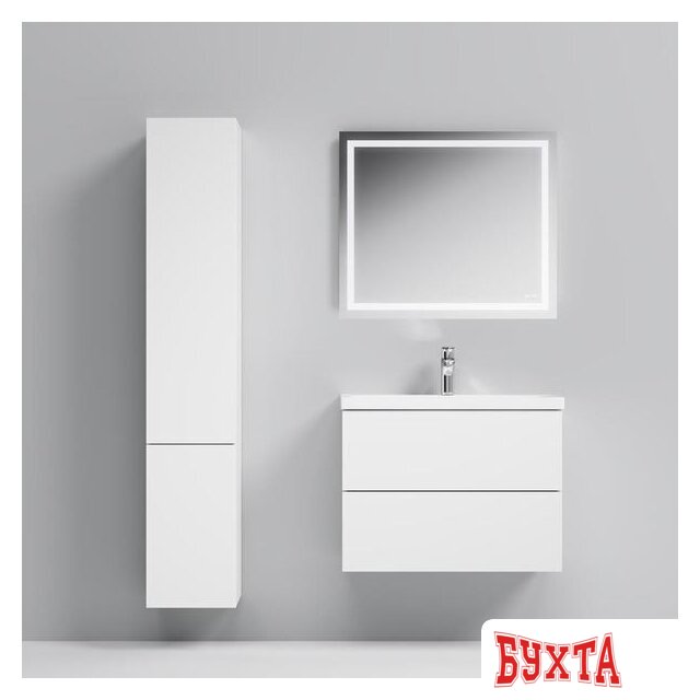 Мебель для ванных комнат AM.PM Шкаф-пенал Gem 30 M90CHL0306WG (левый, белый глянец) 5