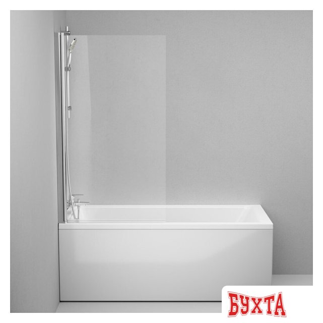 Стеклянная шторка для ванны AM.PM Gem W90BS-D080-140CT 5