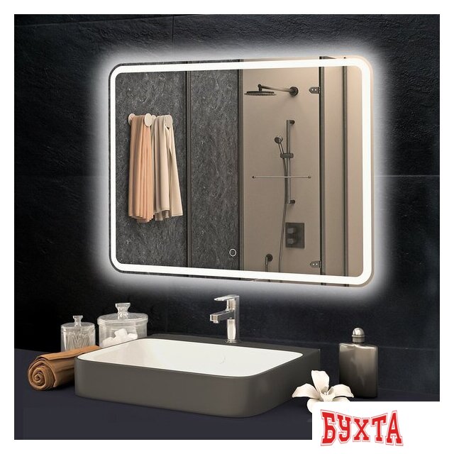 Мебель для ванных комнат Axus Зеркало Relax 80x60 Стандарт 2