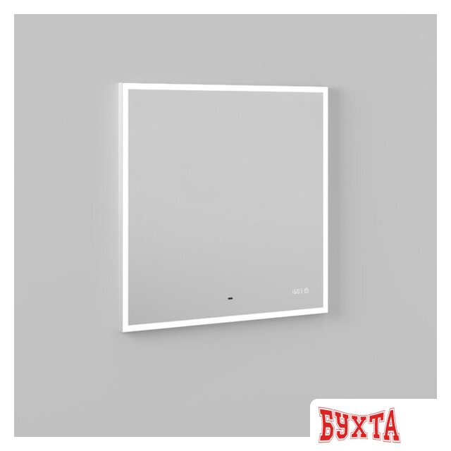 Мебель для ванных комнат Briz Зеркало Элен классик 100*70 с подсветкой и часами 1