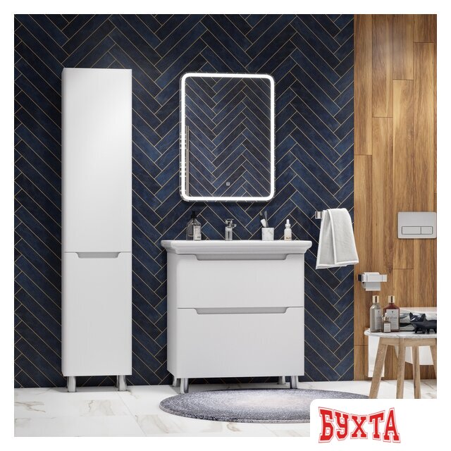 Мебель для ванных комнат Briz Зеркало Альби 60*80 с подсветкой 3