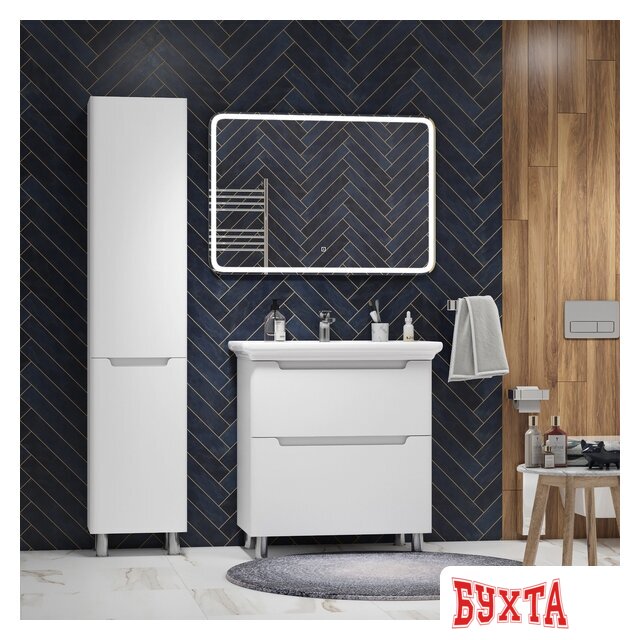 Мебель для ванных комнат Briz Зеркало Альби 100*70 с подсветкой 3