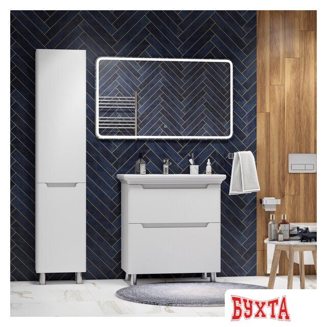 Мебель для ванных комнат Briz Зеркало Альби 120*70 с подсветкой 3