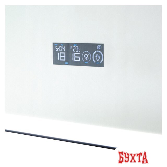 Мебель для ванных комнат Briz Зеркало Берн 60*80 с подсветкой и часами 5